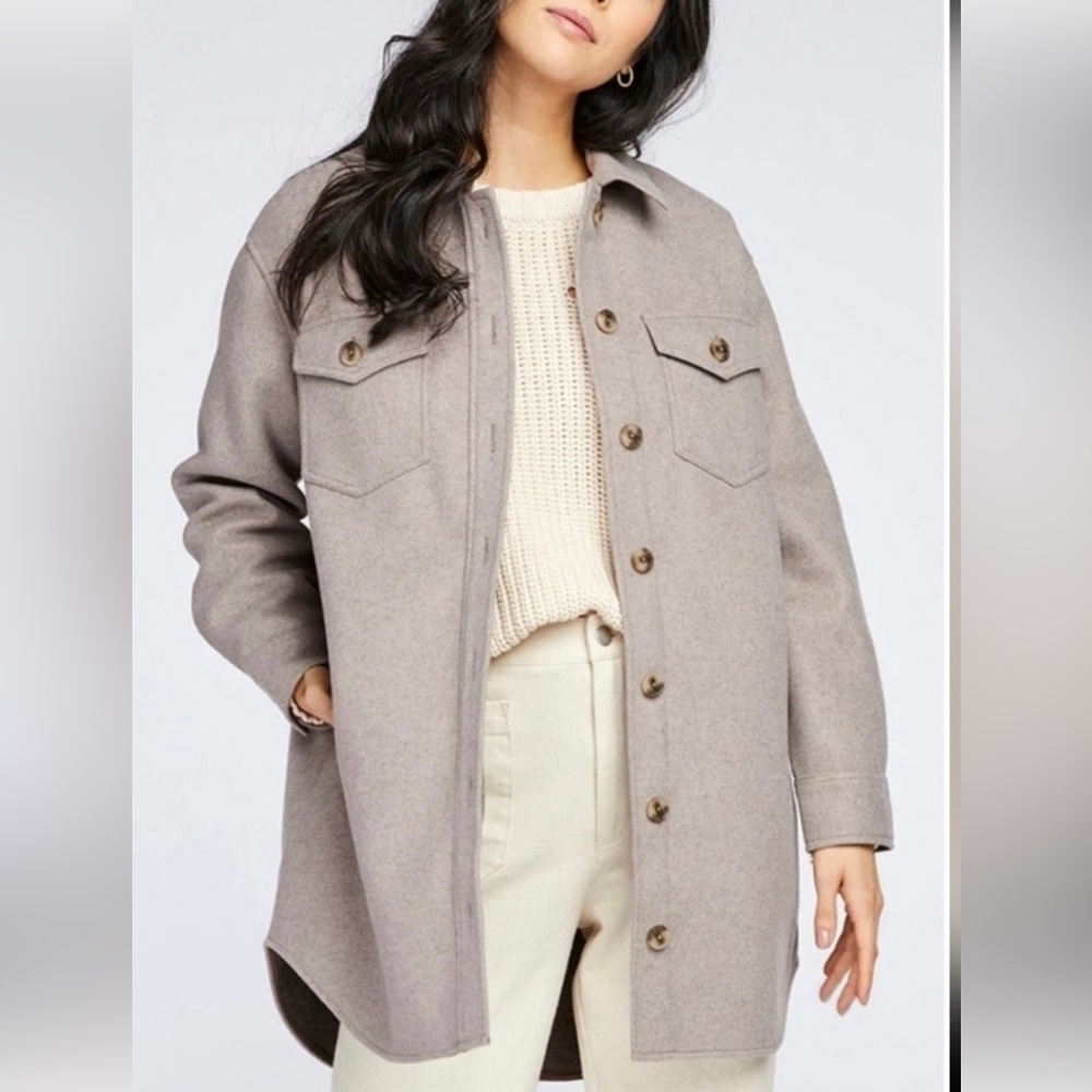 Gentle Fawn Soft cotton purple/grey Shacket - size medium
